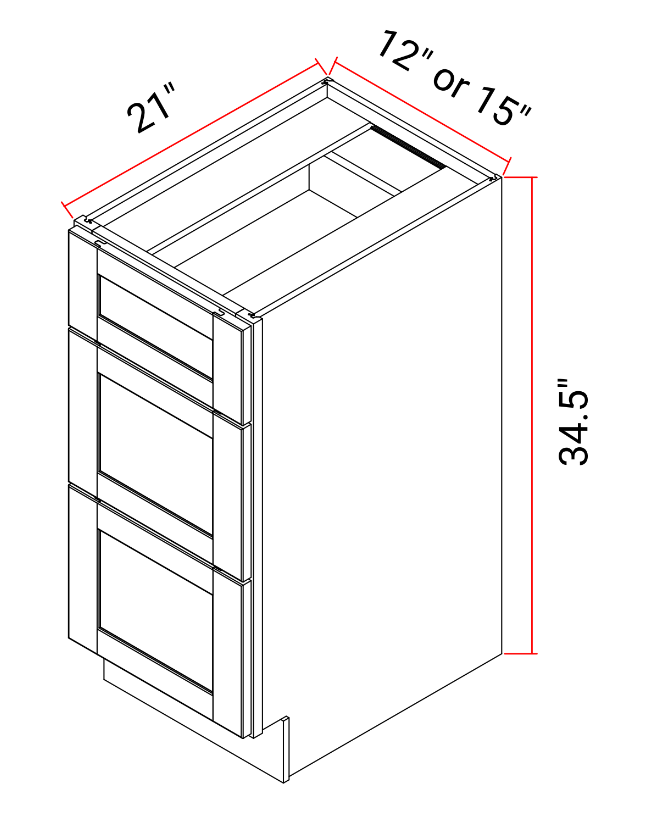 Vanity Cabinet Drawer Base Compact Bathroom Storage Durable