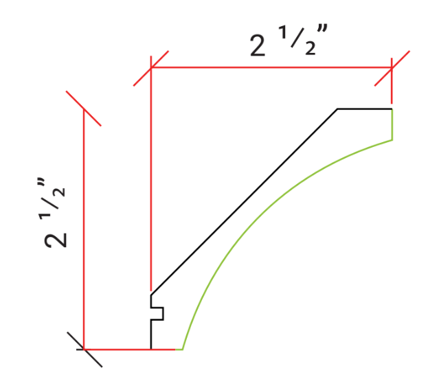 Small Cove Crown Molding Profile Modern Living Subtle Depth