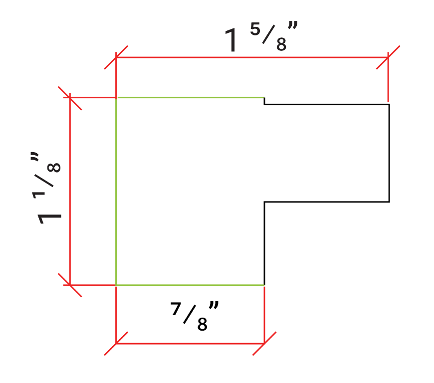 Light Rail Molding Profile Durable Cabinet Edge Finisher