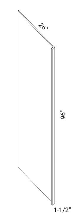 Refrigerator Return Panel Elegant Design Filler