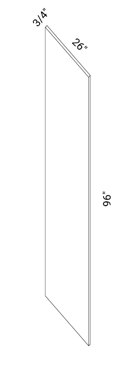 Premium Tall End Panel For Cabinets Edge Protection