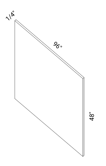 Premium Finished Cabinet Panel for Polished Kitchen Aesthetics