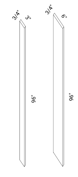Tall Filler Cabinet Gap Filler For Seamless Built In Look