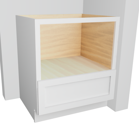 Base Microwave Cabinet With One Drawer Solid Wood For Home