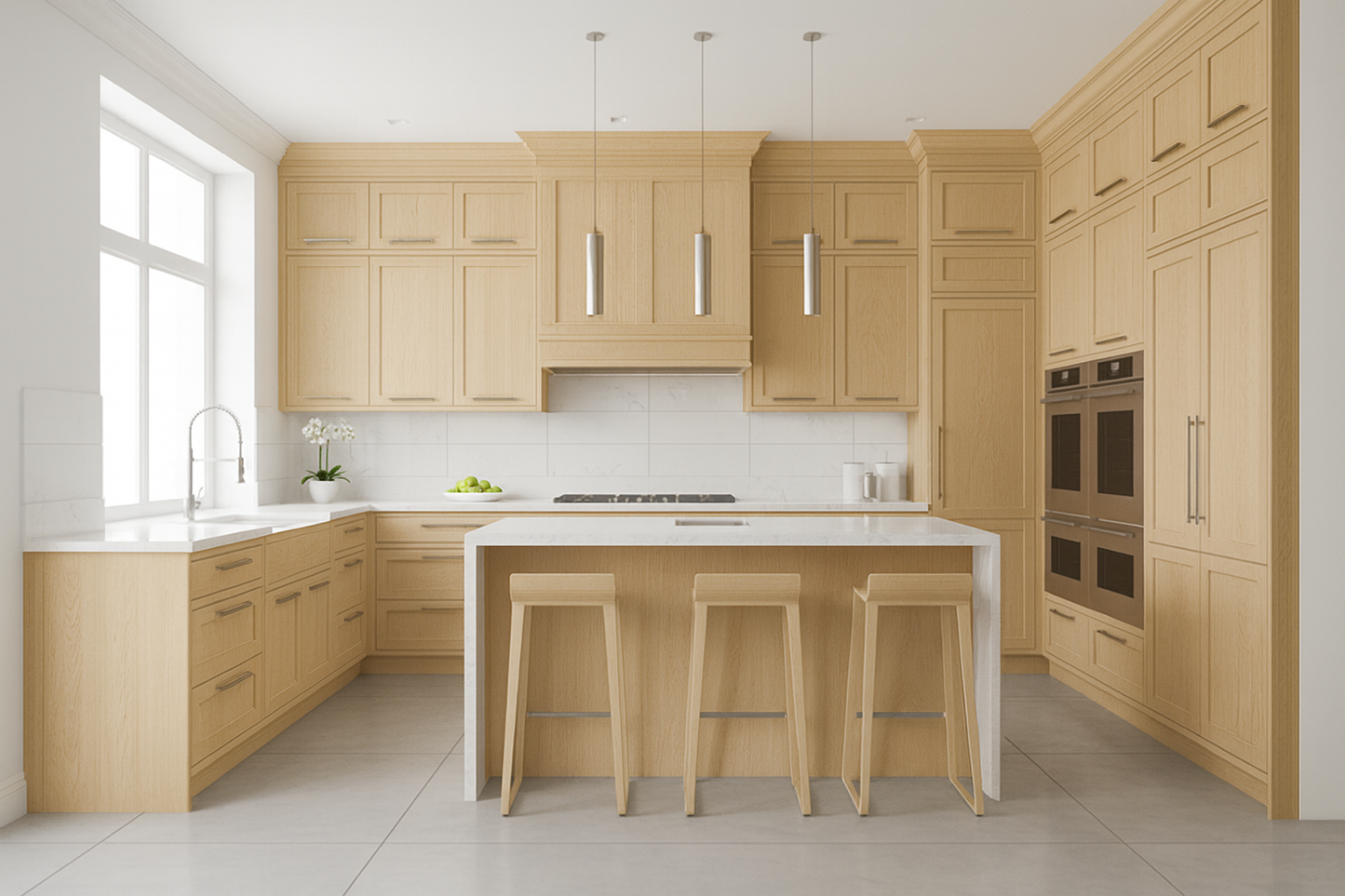 Custom Tall Cabinets by DFW Pro Cabinets Tailored Design Price Per Linear Foot Quality Options