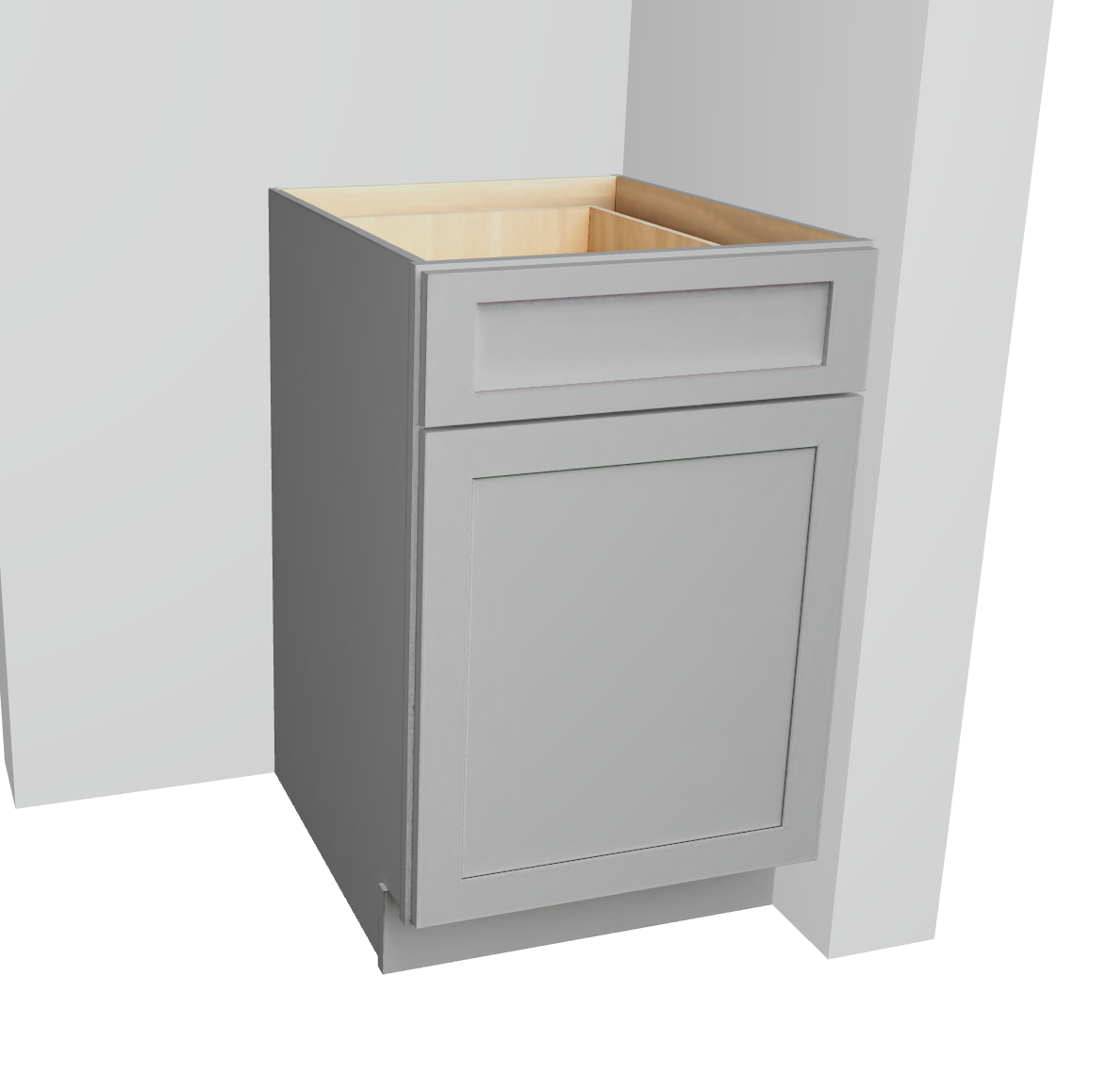 Base Cabinet LeftRight Doors One Drawer One Adjustable Shelf