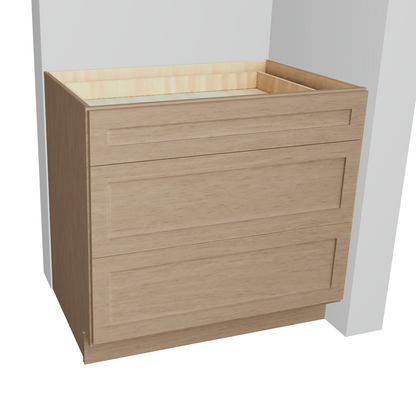 Base Cabinet Three Drawers Premium Durable Storage Solution