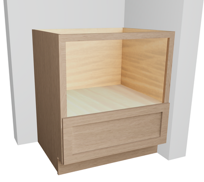 Base Microwave Cabinet With One Drawer Solid Wood For Home
