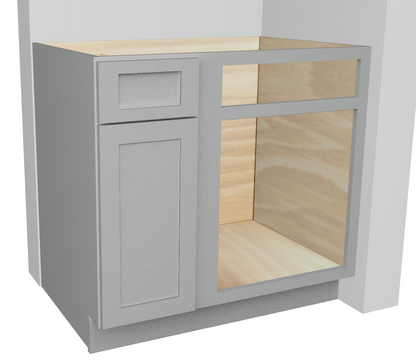 Base Blind Corner Cabinet One Door Drawer Adjustable Shelf