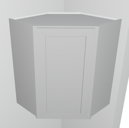 Diagonal Wall Cabinet L/R Door Two/Three Adj Shelves