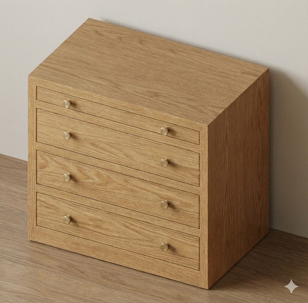 Custom Nightstand with Jewelry Drawer and Premium Soft-Close Hardware