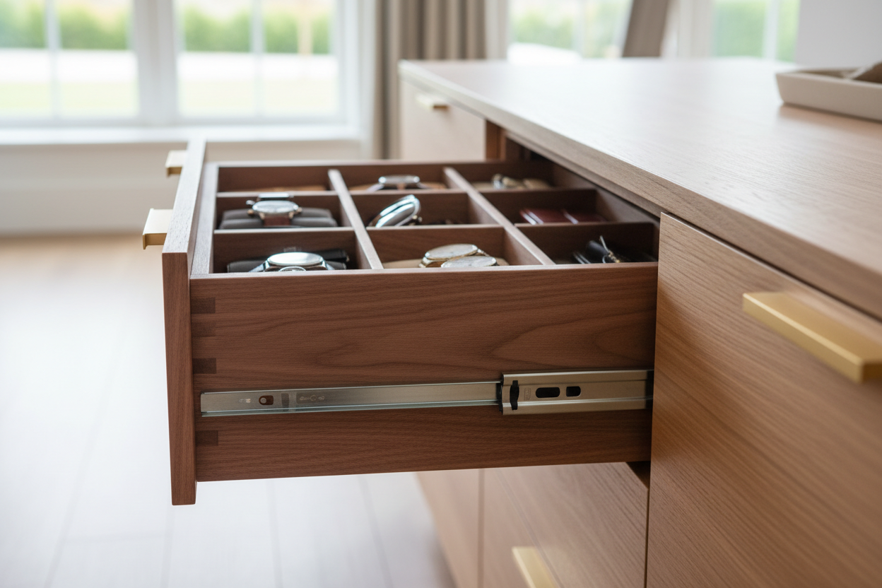 Custom Drawer High Quality Storage Solution for Any Home by DFW Pro Cabinets