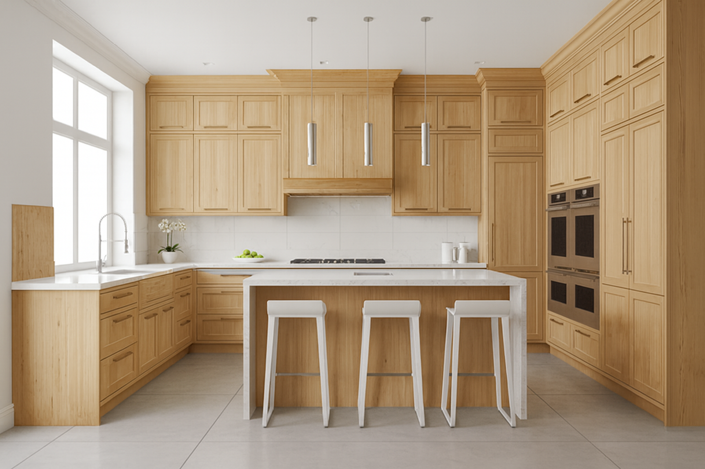 Custom Tall Cabinets by DFW Pro Cabinets Tailored Design Price Per Linear Foot Quality Options